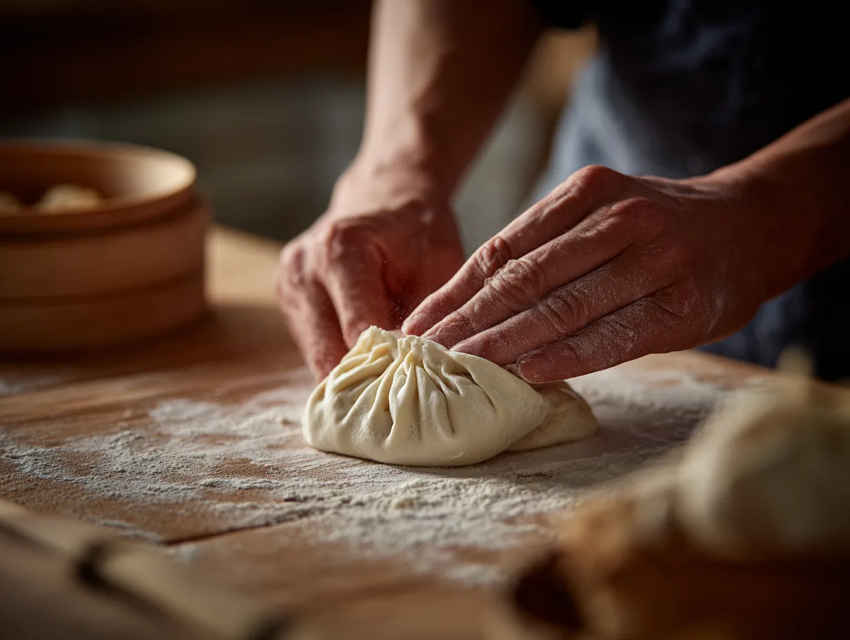 handmacht-dumpling-teig-in-vorbereitung